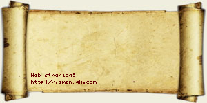 Aleksa Rajak vizit kartica